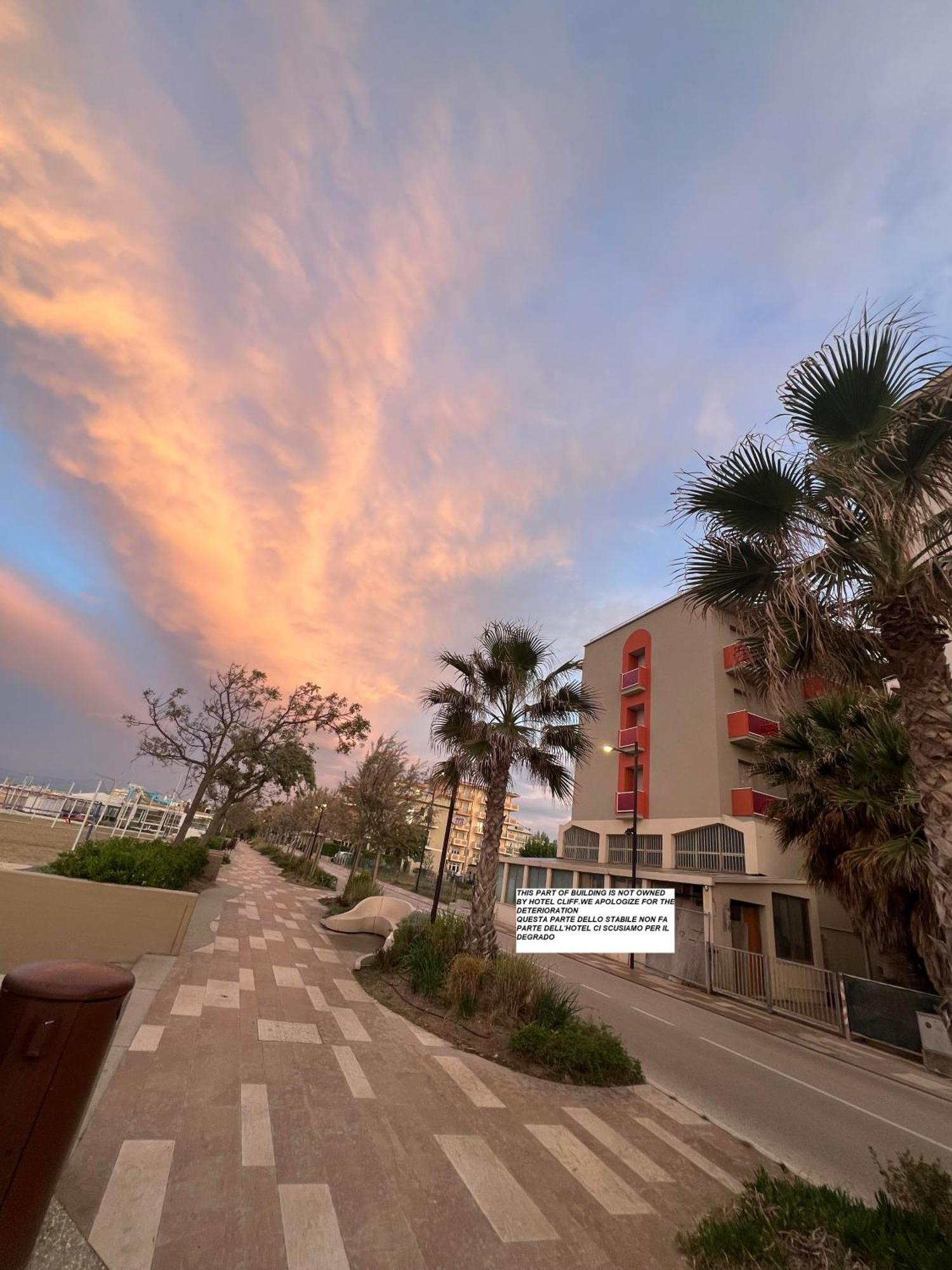 Hotel Cliff Rimini Exterior foto
